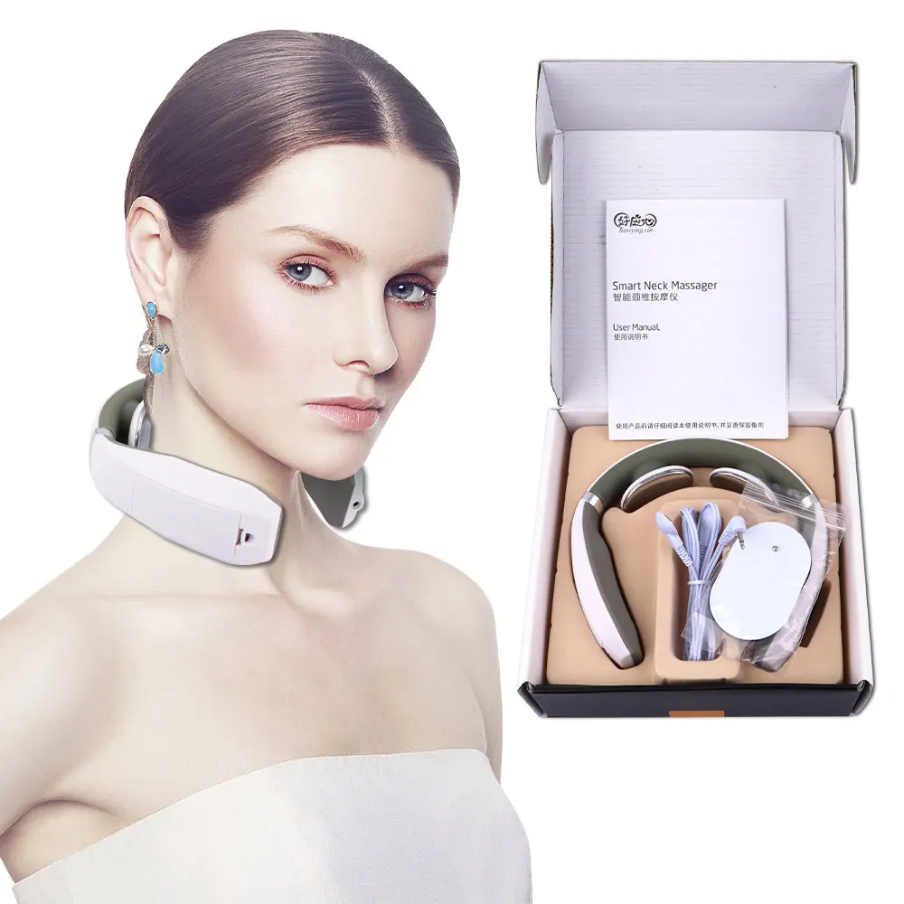 

Электрический импульсный массажер для шеи и спины, портативный шейный массажер, массажный инструмент для тела и ног, массажер для здоровья ...