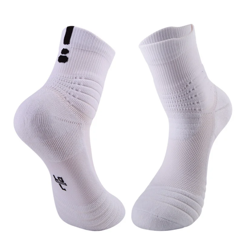 Однотонные спортивные носки мужские толстые и удобные короткие из волокна для