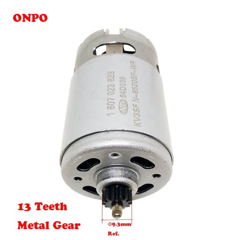 Обслуживание ONPO 13 зубьев KV3SFN-8520SF-WR мотор 1607022628 для замены электродрели Bosch GSR10.8-2-LI