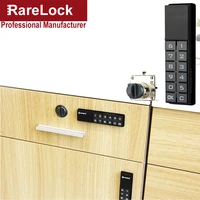 electronic cabinet drawer lock for cash box hotel drawer jewelry case gym locker office furniture diy rarelock ms518 i
