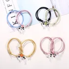 Браслет для пары, астронавт, маленькая резиновая лента, для отправки девушке, парню, магнитный камень, браслет с колокольчиками завязанная головная веревка, ювелирные изделия