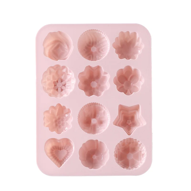 Силиконовая форма для торта 12 различных цветов силиконовая сделай сам желе