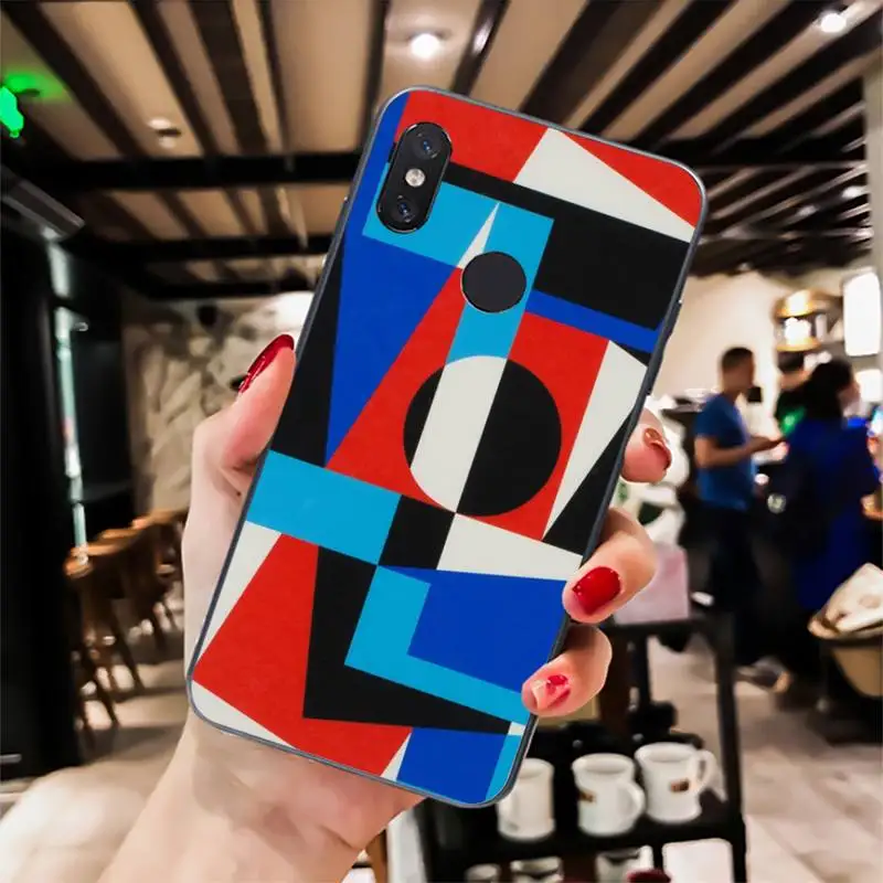 Yinuoda Питер mondrian является абстрактным мобильный телефон чехол для xiaomi redmi note 4x 4a 5 5a