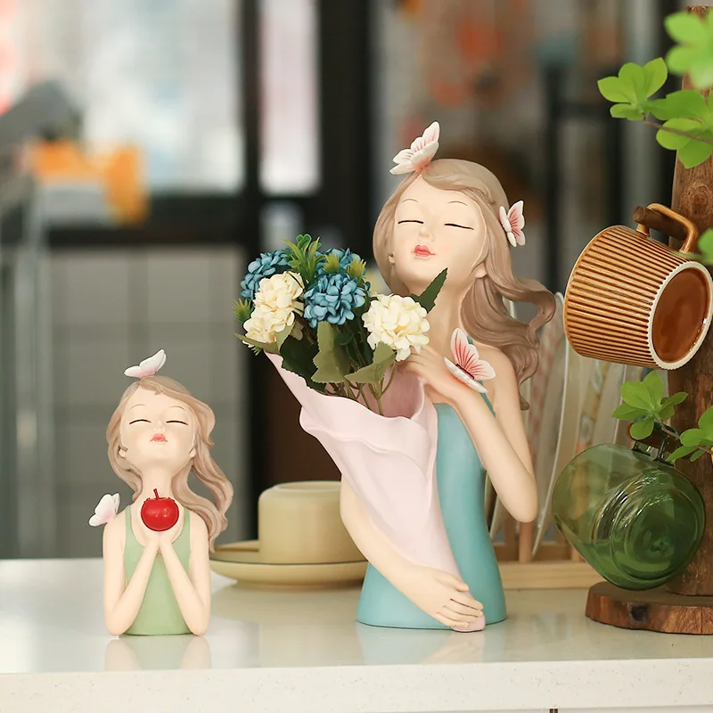 

Женский винный светильник в виде бабочки, украшение для гостиной, роскошное украшение для дома, кофейный столик, Цветочная композиция