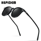 HEPIDEM ацетатные поляризованные солнцезащитные очки для мужчин 2020 новые модные роскошные брендовые дизайнерские ретро винтажные Квадратные Солнцезащитные очки для женщин 9128