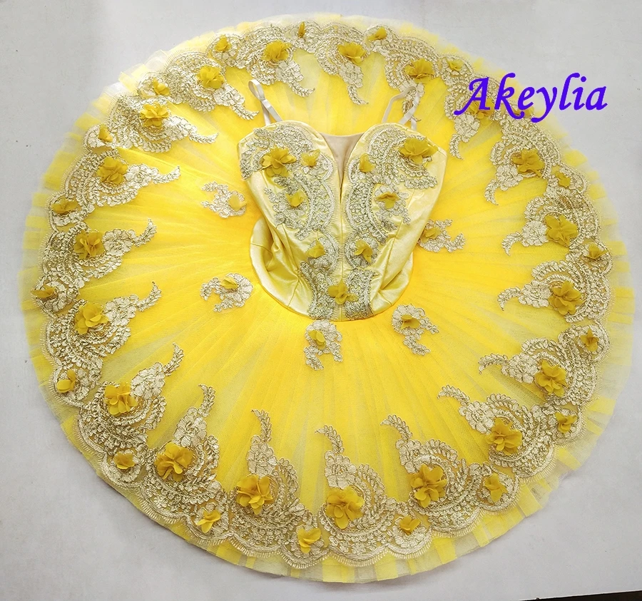 Raymonda, профессиональная балетная пачка, костюм Kitri, для женщин, взрослых, желтый, Paquita, балетные юбки-пачки, Классическая балерина, сценический костюм