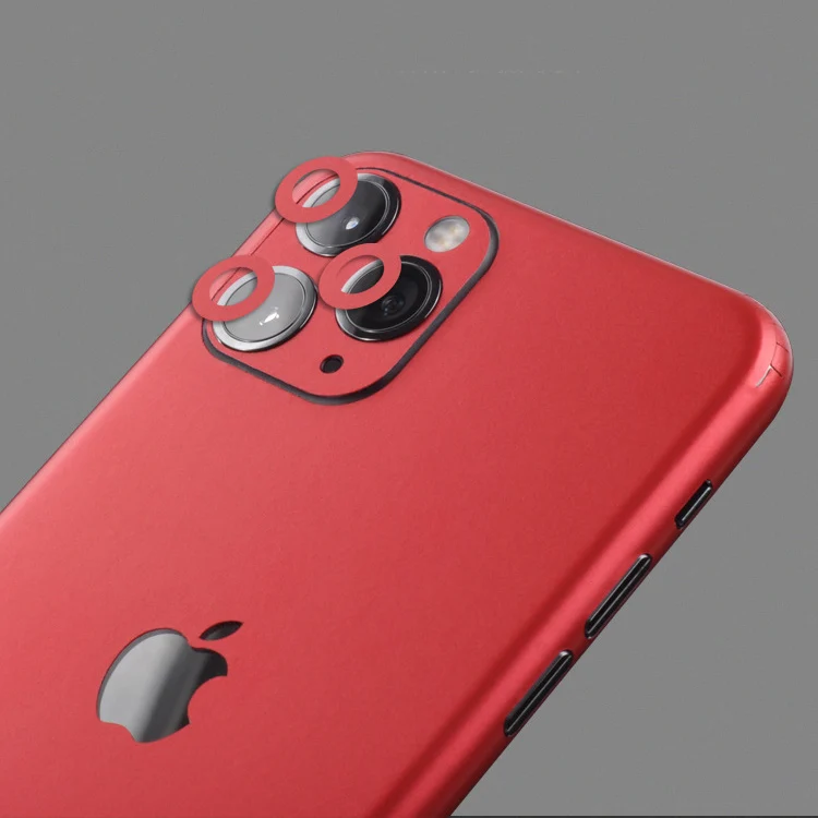 Красная фиолетовая Лазерная Зеленая задняя пленка для Apple IPhone 11 Pro Max 11 Pro алюминиевая матовая против царапин ультратонкая конструкция