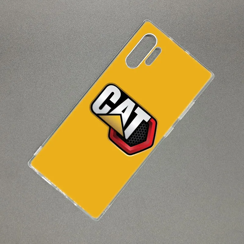 Силиконовый чехол с логотипом Caterpillar DOZER для Samsung Galaxy S10E S10 5G S9 S8 S7 Edge Note 10 Plus 9 A9 A8 A7 A6