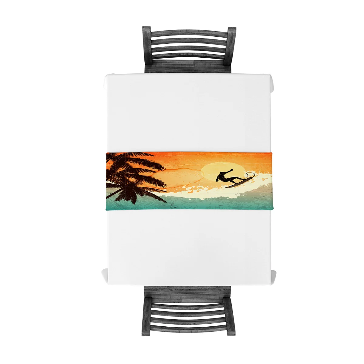 Гавайский серфинг тропический океан настольная дорожка для свадьбы праздника