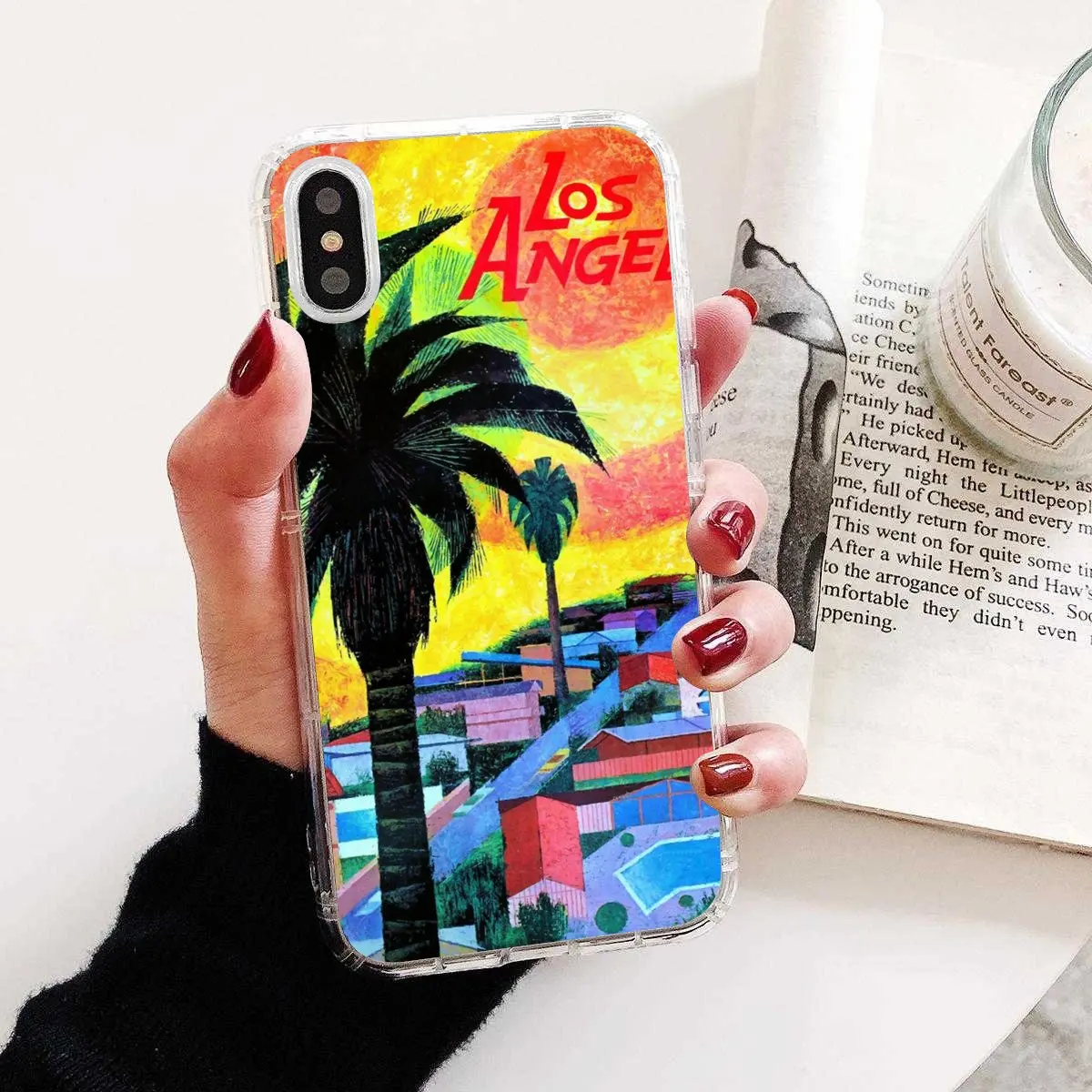 Силиконовый чехол для телефона ВИНТАЖНЫЙ ПЛАКАТ Лос Анджелеса Samsung Galaxy J1 J2 J3 J4 J5 J6