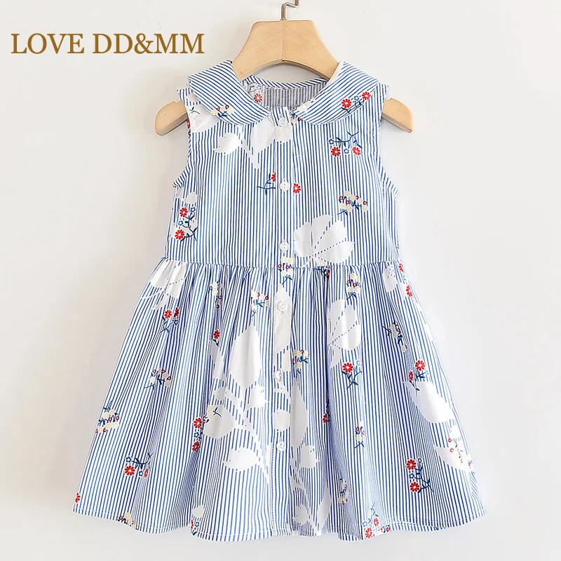 Платья для девочек LOVE DD &amp MM летняя новая детская одежда 2020 милое платье-жилет без