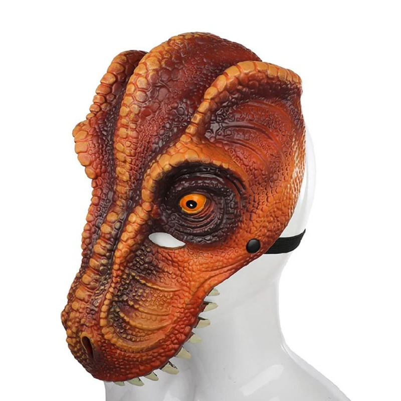 

Kids Trick Toy Interactive Realisic Dinosaur Mask for Age 6+ Kids/Adults H9EF