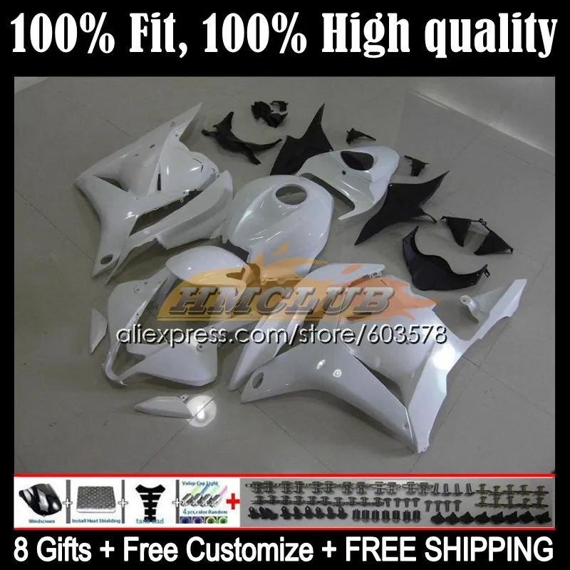 

Инъекция для HONDA CBR600RR CBR 600 RR CC 600RR F5 09 10 11 12 85CL.30 CBR600 RR 600CC 2009 2010 2011 2012 обтекатель жемчужный белый