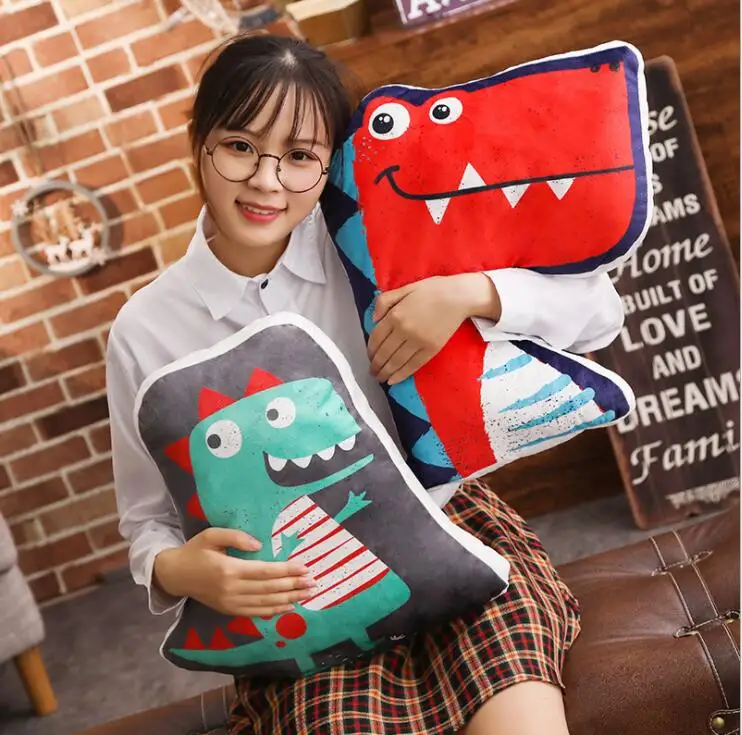 

Cute Plush Toy Creative Print Dinosaur 50cm Soft Stuffed Toys Cushion Birthday Christmas Gift #2974