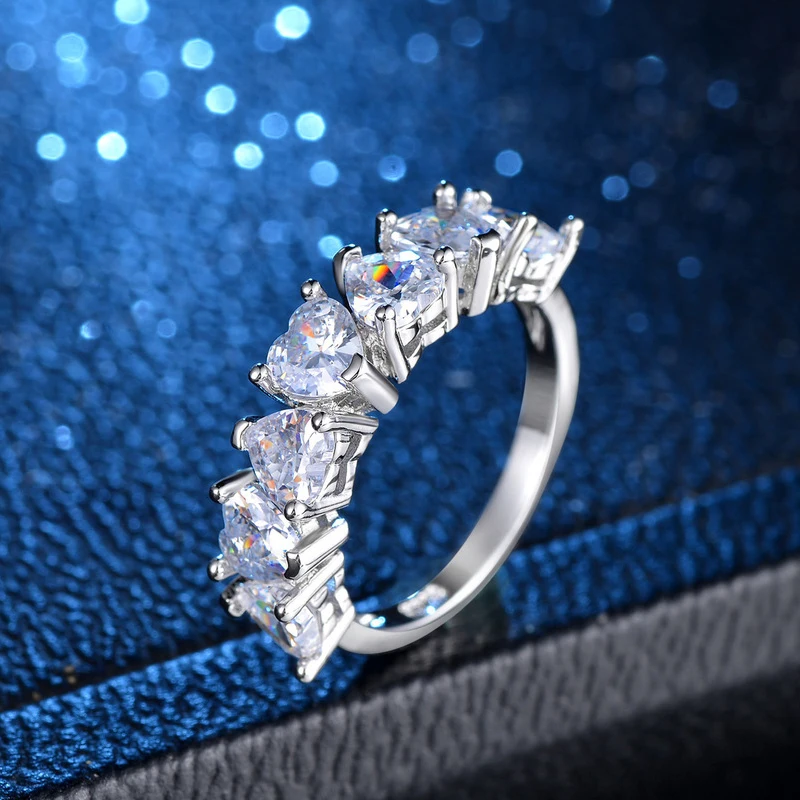 Серебряное кольцо с цирконом простое обручальное обручальные кольца цирконием