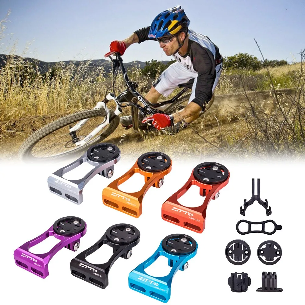 

2PC Bike Bicycle Stem Extension Computer Mount Holder Base For GARMIN/Bryton/Cateye Cycling Accessories Aluminum Alloy&Plastic
