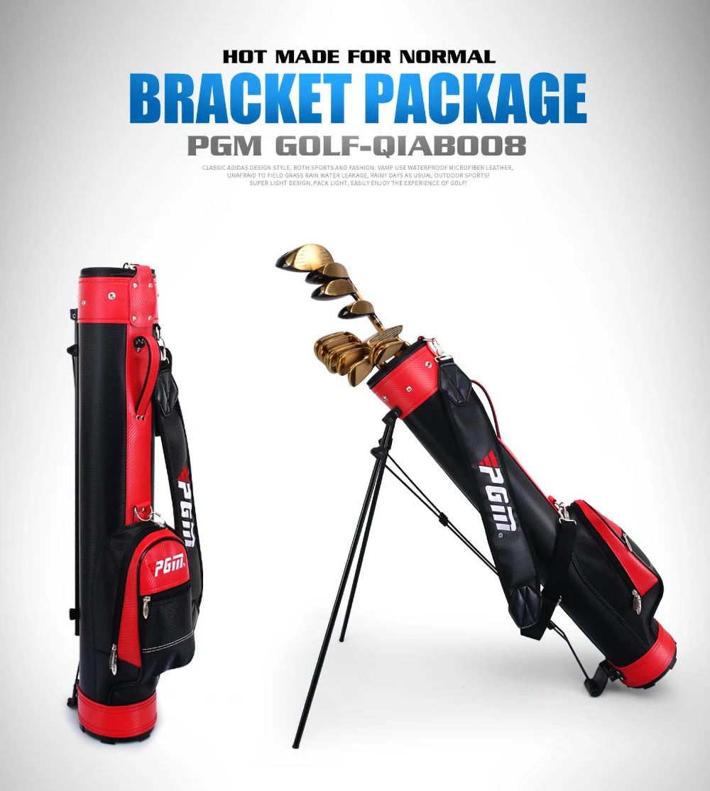 PGM Golf Club Bag Holder Bag Multifunctional Waterproof Nylon Standing Bag Light And Portable HIGH Capacity Can Hold 9 Clubs