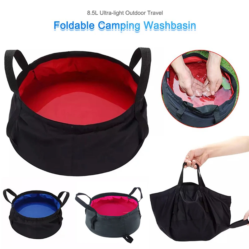 

8,5l складная раковина для кемпинга, Ультралегкая фотолампа, раковина для ванной