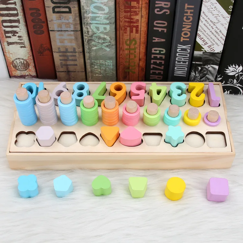 Деревянные игрушки геометрическая форма соответствия геометрической формы