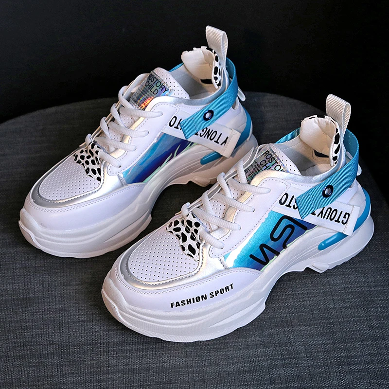 Rimocy brand design fashion shoes woman platform sneakers women patchwork vulcanize blue pink tenis mujer 2019 autumn | Обувь