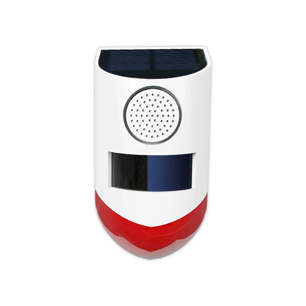 Лидер продаж инфракрасный датчик движения на солнечной батарее сирена