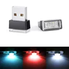 Светодиодный автомобильный мини-светильник с USB, освесветильник для создания атмосферы в салоне автомобиля, для Opel Astra H G J Insignia Mokka Toyota Avensis Rav4 Ford Focus 2 3