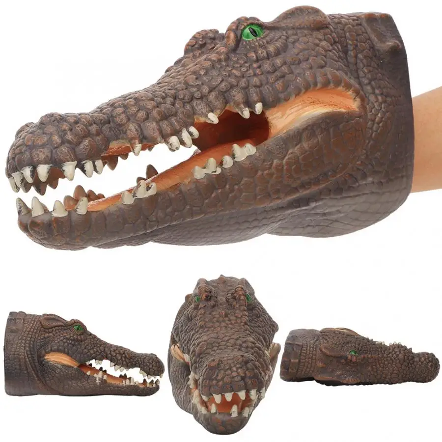 В форме крокодила ручная кукольная Игрушка s Нетоксичная имитация мягкого