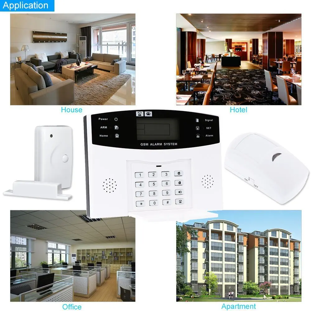 

Russian French Spanish Portuguese Italian Polish Czech Voice Wireless Wire GSM SMS Home Security Alarm Intercom System