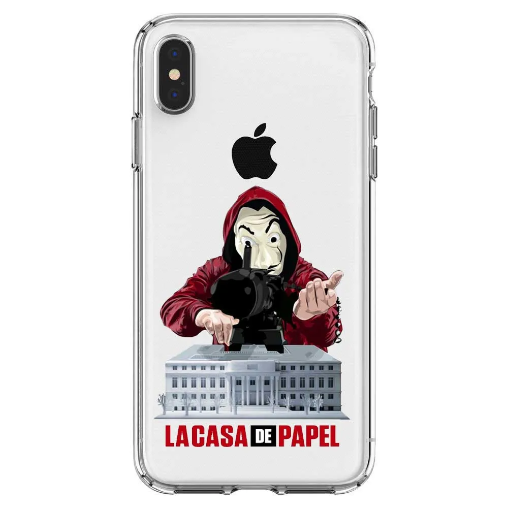 La Casa De Papel Money Heist Phone Case For iPhone XS 7 8Plus MAX XR SE 5 5S 6 6S Plus X10 Soft silicone back Cover | Мобильные