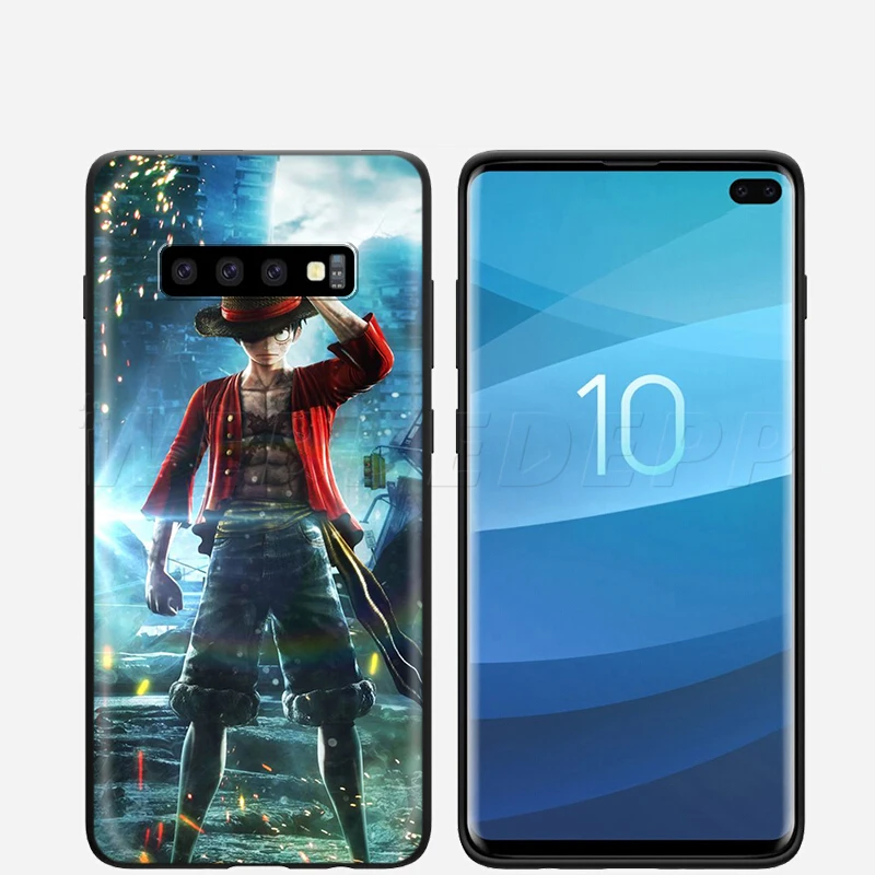 Webbedepp Аниме One Piece Luffy чехол для Samsung Galaxy S7 S8 S9 S10 Plus Edge Note 10 8 9 A10 A20 A30 A40 A50 A60 A70|Бамперы|