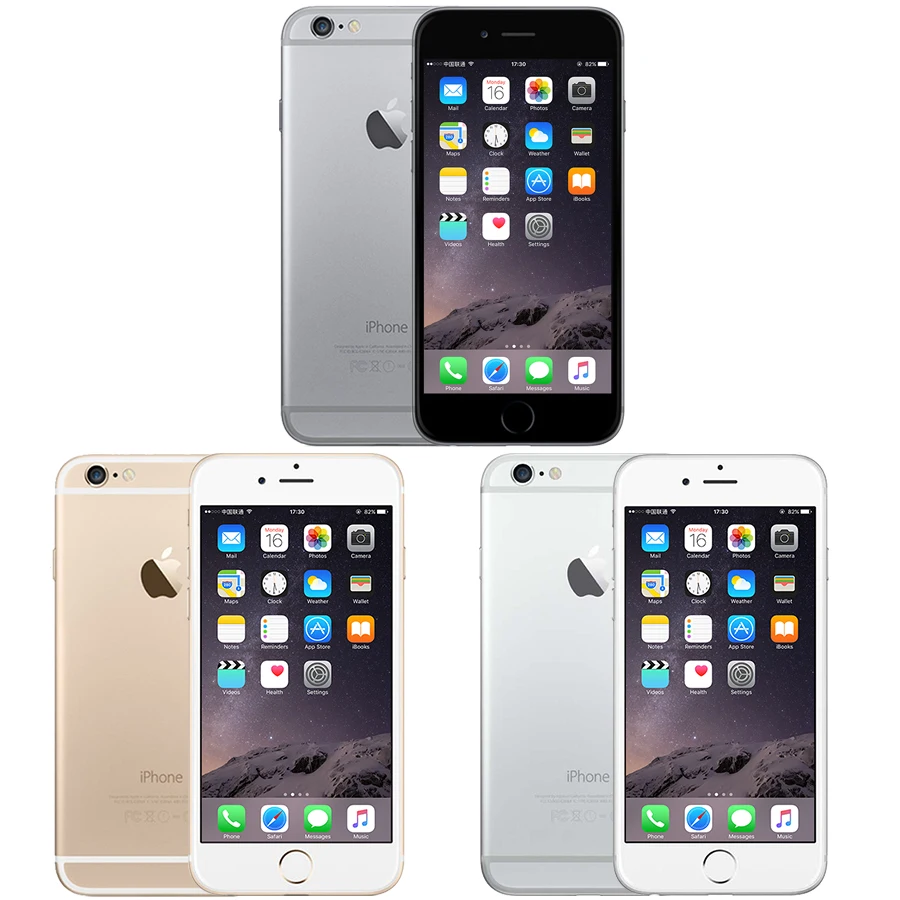 Apple iPhone 6 Mobile Phone 4G LTE 4.7“1GB RAM 16/64/128GB ROM 8.0MP Dual Core Original iOS Fingerprint Unlocked Smartphone