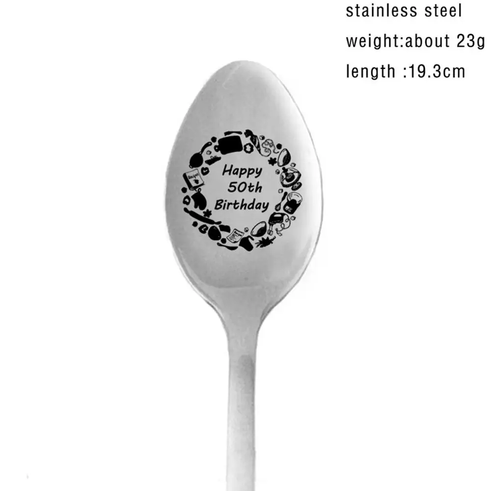50th Spoons Taoup 32 дюйма 40 дюймов Золотой номер шары фольга 21 30 40 50 60 с днем рождения шары-цифры шары День рождения Декор для взрослых - Цвет: 50th Spoons