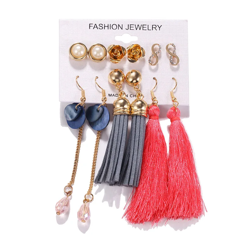 Корейские Новые массивные серьги в форме сердца с кристаллами и жемчугом