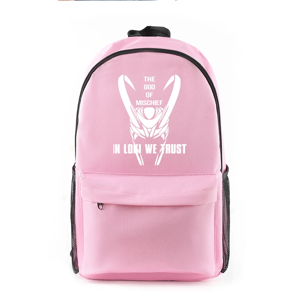 Popular Fashion Novelty LOKI School Bags Travel Bags Boys Girls Cute Small Bag Print Oxford Waterproof Laptop Notebook Backpacks