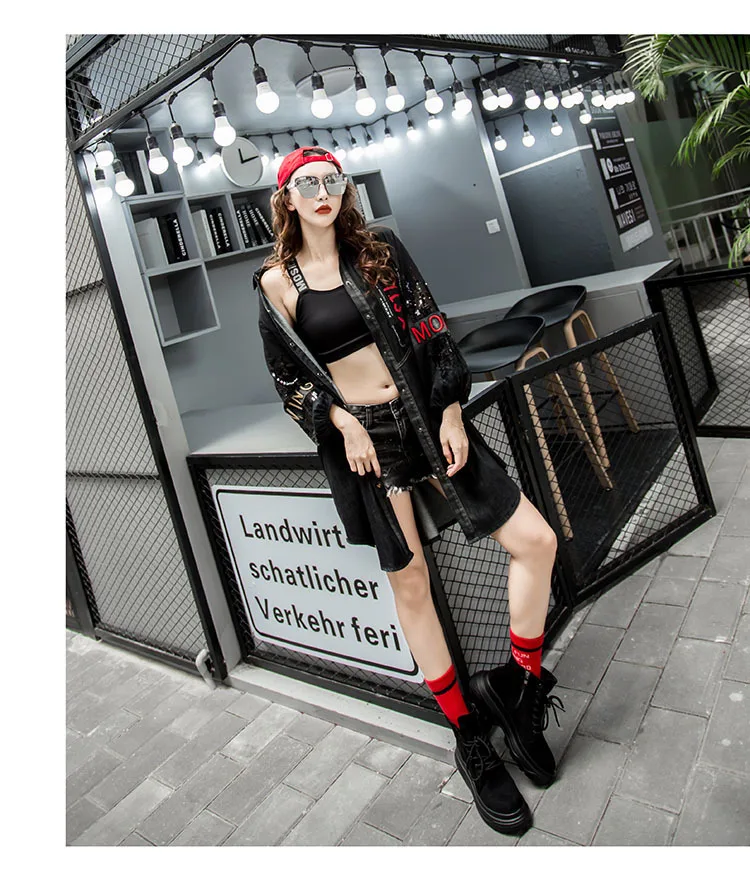 Max LuLu винтажный корейский женский осенний Джинсовый плащ с капюшоном, Длинная ветровка, женская одежда в стиле панк размера плюс