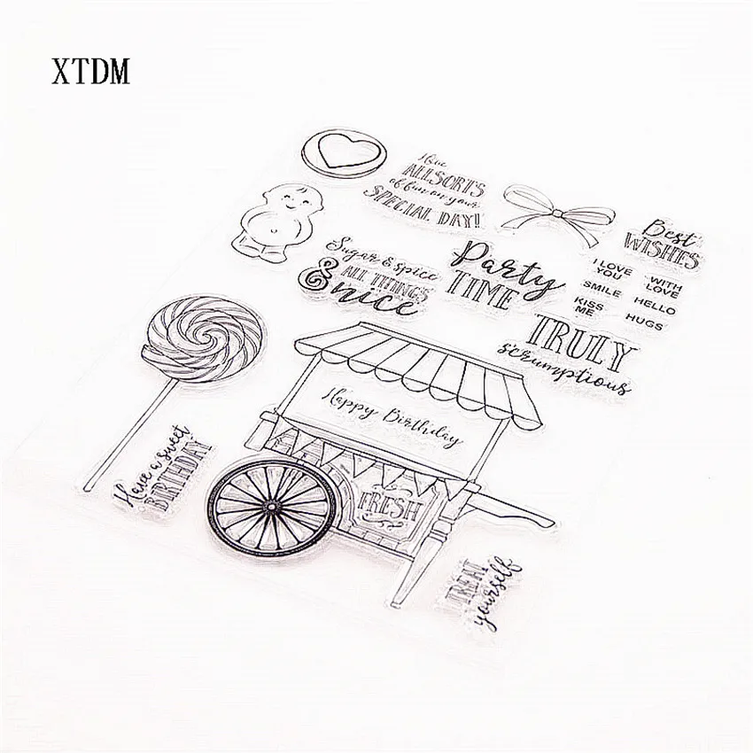 Лидер продаж прозрачный штамп вечерние силиконовый с цветочным узором сделай