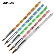 5 Size Nail Art Brush Drawing Painting Acrylic Crystal Carving Sculpture Dotting Pen Tips Manicure Tool Flower UV Gel Polish Set