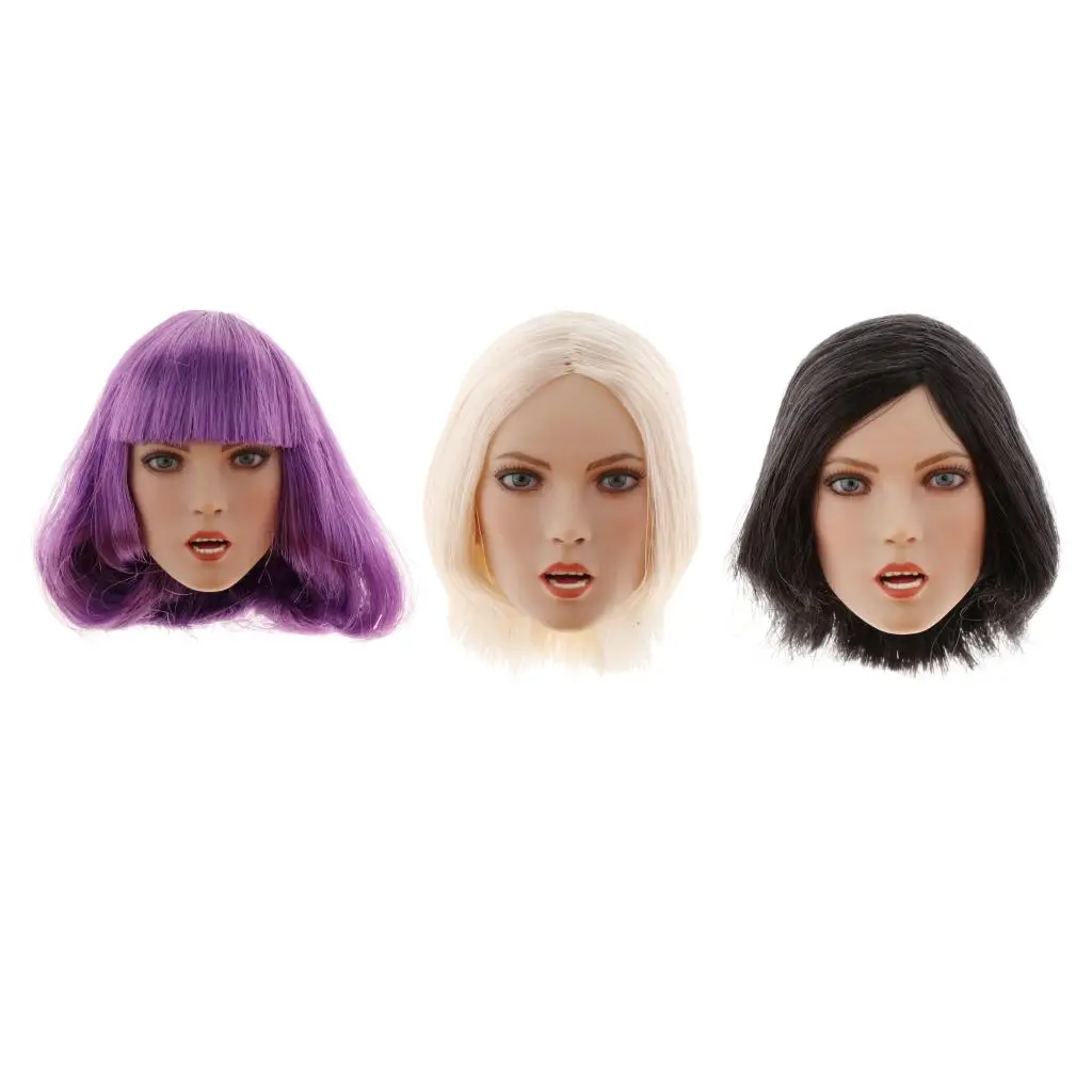 

1/6 Action Womens Figure Head Assembly Sculpting Parts Access