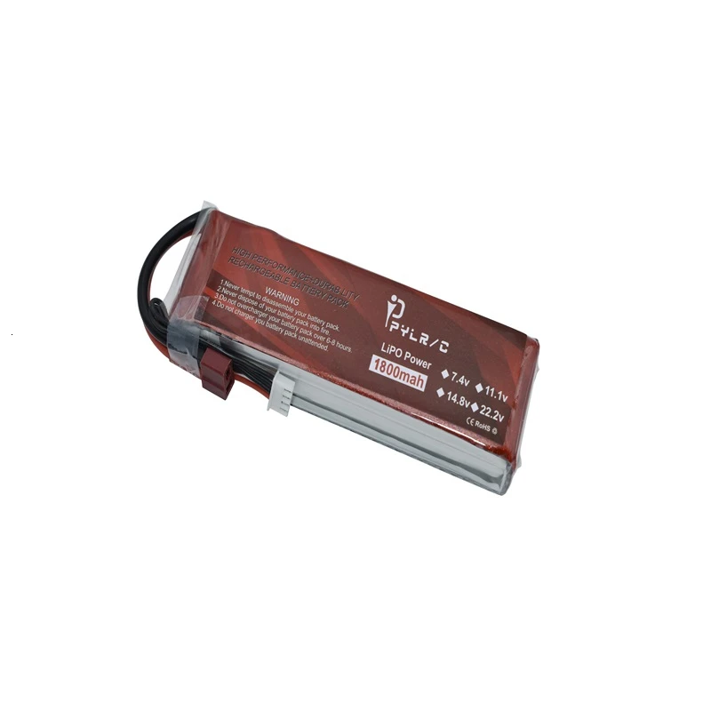 

High Rate 14.8v 1800mAh Lipo Battery For RC Helicopter Parts 4s Lithium battery 14.8v 50C RC Cars Airplanes Drone Battery T/XT60