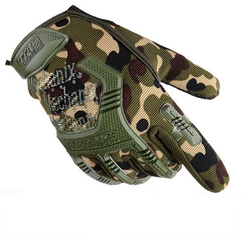 

Full Finger Tactical Protective Gloves Male Special Forces Training Combat Outdoor Bicycle Riding Unisex Adult Camouflage Gloves