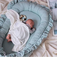 removable sleeping nest for baby portable bed crib with pillow travel playpen cot infant toddler infant cradle mattress