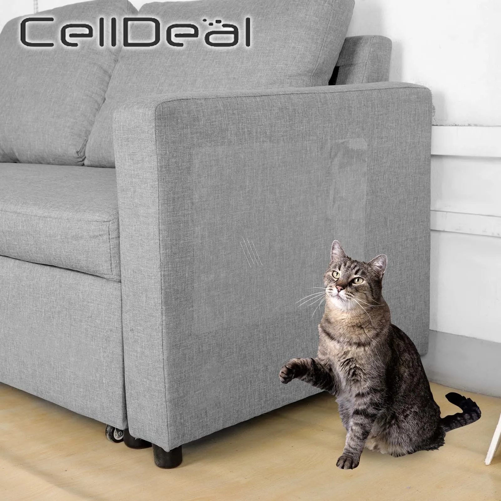 

Когтеточка для защиты от кошачьих когтей, мебельная защита для дивана, скребок для кошек, лента для сдерживания накладки-лапки, защита для к...