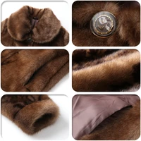 High X-Long Quality Fox 2020 Middle-aged Women Plush Plus Size Faux Mink Coat Loose Fur Jacket Overcoat