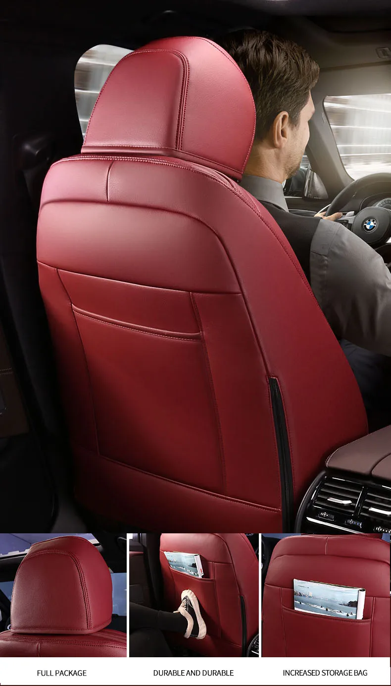 Пользовательские сиденье автомобиля кожаный чехол для Peugeot 206 207 301 CC 307 308 SW 407 2008 3008