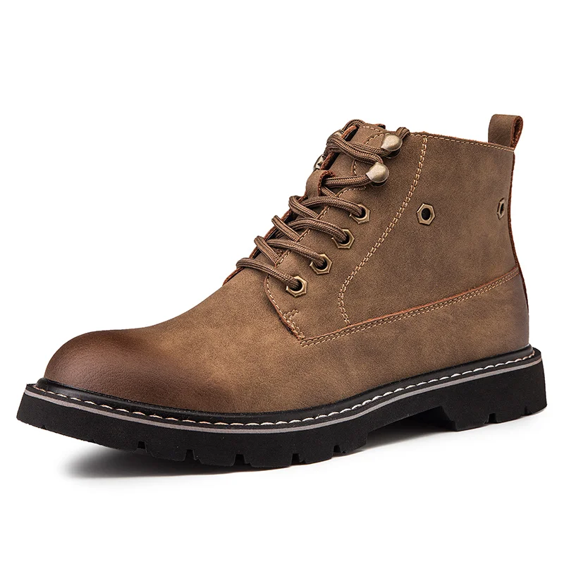 

Autumn Winter Classic Men's Boots Genuine Leather Boots Men Ankle Boots Comfortable Elegant British Style Designer Shoes 38-45