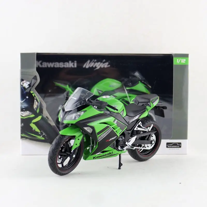 /модель мотоцикла Automaxx/масштаб 1:12/2013 Kawasaki Ninja 250/300 мотокросса/образовательная Коллекция/подарок