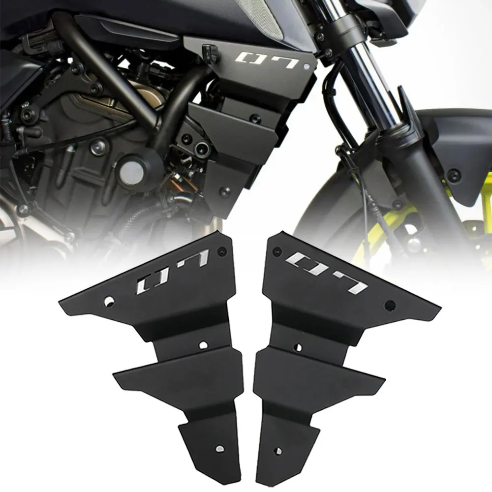 

Мотоциклетный мотор боковая крышка радиатора для YAMAHA MT-07 FZ-07 2018 2019 2020 2021 радиатор боковые панели комплект MT07 FZ07 MT FZ 07 2021