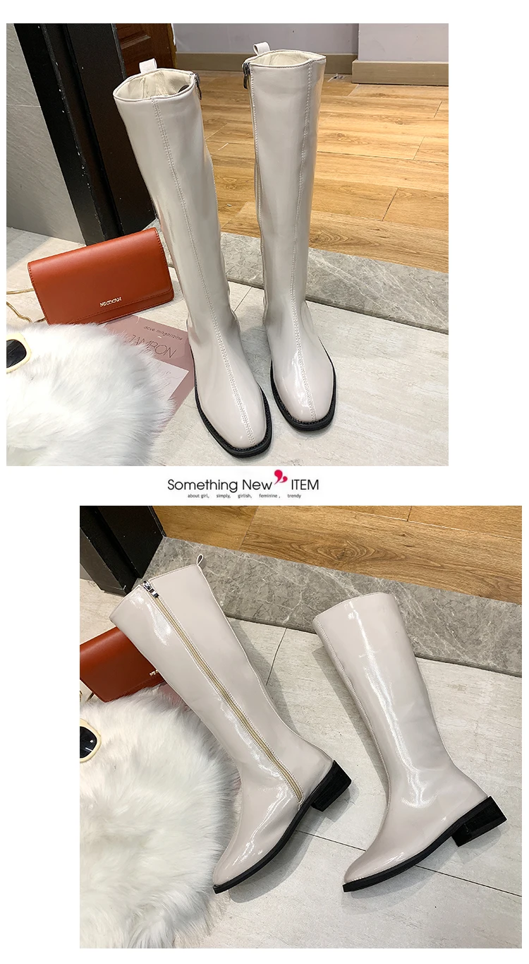 Новинка года; цветные осенние сапоги; модные женские сапоги выше колена; женские сапоги; Цвет зеленый, желтый; сапоги синего, белого цвета; черные сапоги на платформе