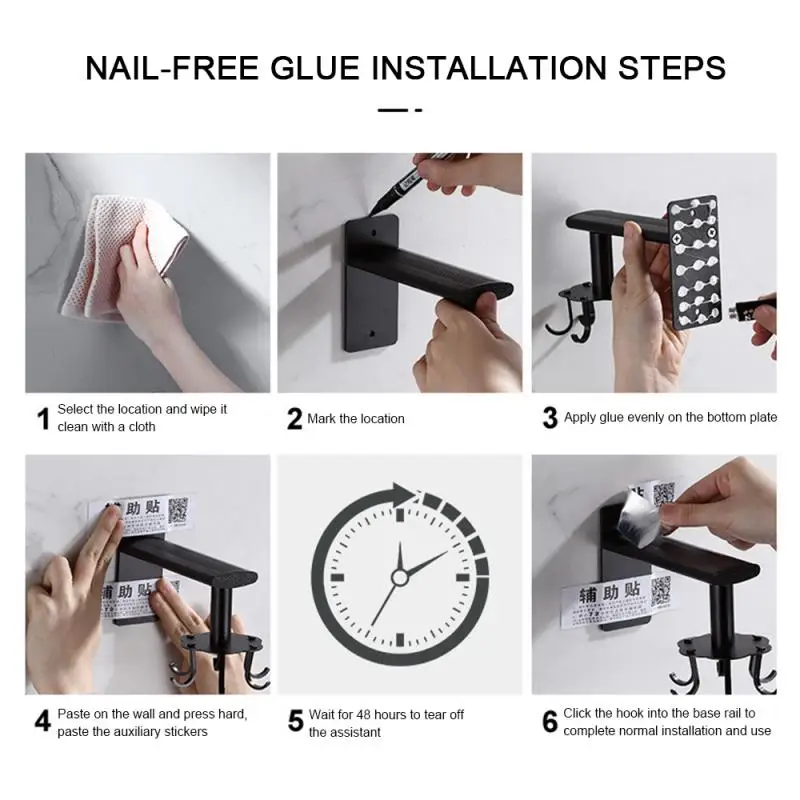 Вращающийся крючок для кухни ванной комнаты вращающийся на 6 крючков подвесная