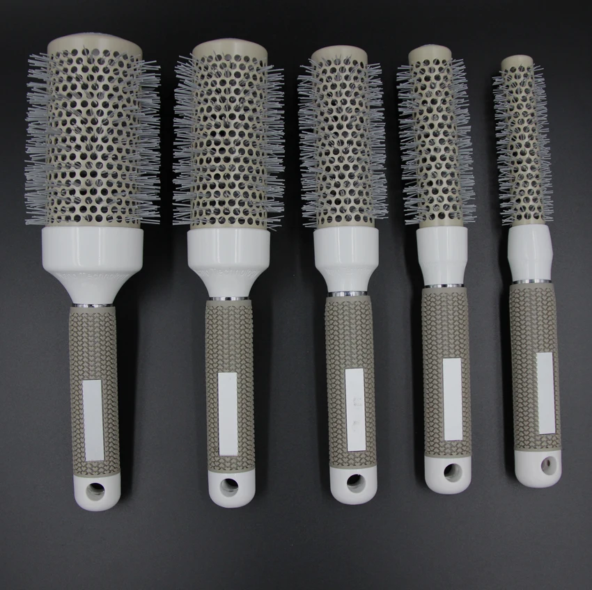 Воздуха круглый ионные щетка для волос Долго укладки сушка феном волосы гребень